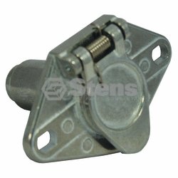 6-Way Truck End Connector / Round Pole