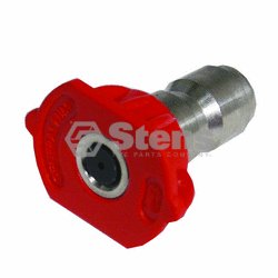1/4" Composite Spray Nozzle / 3.5 Size, Red, 5 Pack