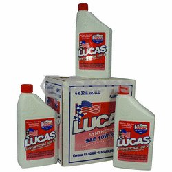 Lucas Oil Synthetic Motor Oil / SAE 10W-30, 6 Btls/1 Qt