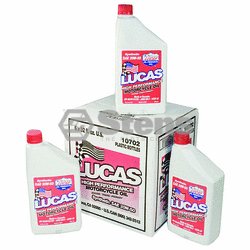 Lucas Oil Motorcycle Oil / Synthetic 20W-50, 6 Btls/1 Qt