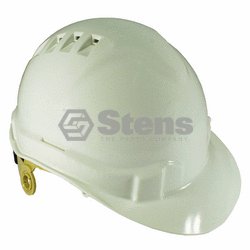 White Hard Hat / 6 Point Suspension-Ratchet