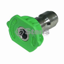 1/4" Composite Spray Nozzle / 3.5 Size, Green, 5 Pack