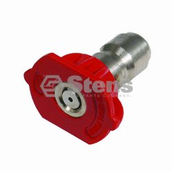 1/4" Quick Coupler Nozzle / 0 Degree, Size 4.5, Red