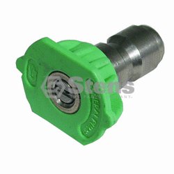 1/4" Quick Coupler Nozzle / 25 Degree, Size 4.5, Green