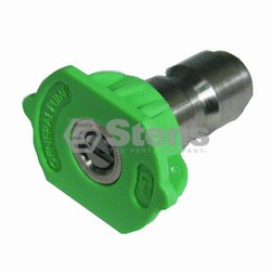 1/4" Quick Coupler Nozzle / 25 Degree, Size 3.5, Green