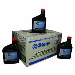 Stens 4-Cycle Engine Oil / 10W30-SJ Wt, Twelve 20 oz. bottle