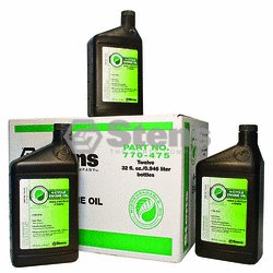 Stens Bio 4-Cycle Engine Oil / 10W30-SJ Wt, Twelve 32 oz. Bottle